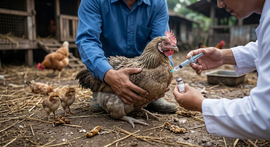 Panduan Vaksinasi Ayam Kampung dari DOC Hingga Panen